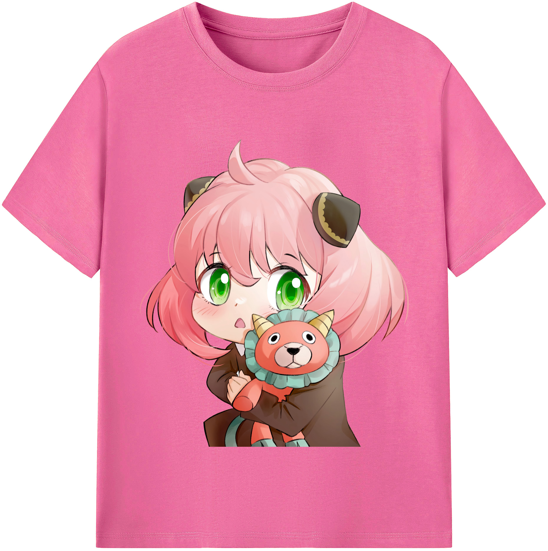 （画像用） SPY×FAMILY间谍家家酒 レディースカジュアルプリントTシャツ（綿100％）